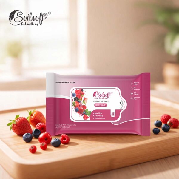 Soilsoft Berry Blast Premium Wet Wipes