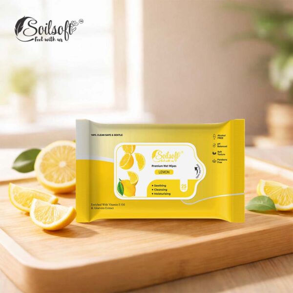 Soilsoft Lemon Premium Wet Wipes
